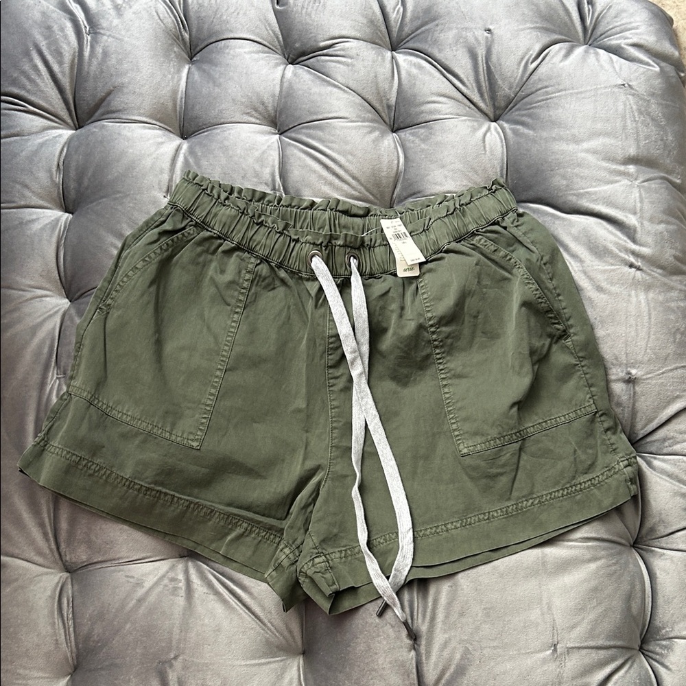 Aerie Dark Green Women's Cargo Shorts